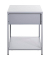 Konsole Nachttisch Metall grau 40,0 x 40,0 x 53,0 cm