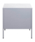 Konsole Nachttisch Metall grau 45,0 x 35,0 x 50,0 cm