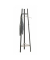 Kleiderständer 52254 schwarz Metall 9 Haken 47,0 x 177,0 cm