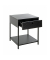 Konsole Nachttisch Metall schwarz 40,0 x 40,0 x 53,0 cm