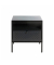 Konsole Nachttisch Metall schwarz 45,0 x 35,0 x 50,0 cm