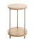Beistelltisch 52712, 50cm (H), 30x30cm (BxT), rund, eiche / grau