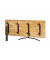 Wandgarderobe 52975 akazie Holz 4 Haken 90,0 x 36,0 cm