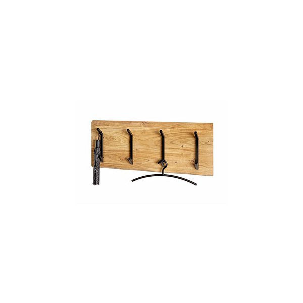4001070529756 - Wandgarderobe 52975 akazie Holz 4 Haken 900 x 360 cm 4001070529756 HAKU Möbel 4001070529756 - Wandgarderobe 52975 akazie Holz 4 Haken 900 x 360 cm 4001070529756 HAKU Möbel