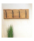 Wandgarderobe 52975 akazie Holz 4 Haken 90,0 x 36,0 cm