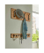 Wandgarderobe 52975 akazie Holz 4 Haken 90,0 x 36,0 cm