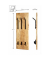 Wandgarderobe 52976 akazie Holz 6 Haken 36,0 x 100,0 cm