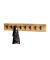 Wandgarderobe 52977 akazie Holz 8 Haken 90,0 x 15,0 cm