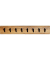 Wandgarderobe 52977 akazie Holz 8 Haken 90,0 x 15,0 cm