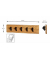 Wandgarderobe 52979 akazie Holz 5 Haken 60,0 x 15,0 cm