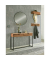 Wandgarderobe 52979 akazie Holz 5 Haken 60,0 x 15,0 cm