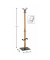 Kleiderständer 54325 eiche Holz 6 Haken 40,0 x 180,0 cm