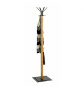 Kleiderständer 54326 eiche Holz 6 Haken 40,0 x 180,0 cm