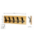 Wandgarderobe 54336 eiche Holz 5 Haken 60,0 x 20,0 cm