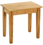 Beistelltisch 54351, 42cm (H), 43x30cm (BxT), rechteckig, eiche / eiche