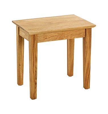 Beistelltisch 54351, 42cm (H), 43x30cm (BxT), rechteckig, eiche / eiche