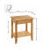 Konsole Nachttisch Massivholz eiche 50,0 x 40,0 x 60,0 cm