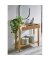 Konsolentisch 54354, 75cm (H), 75x35cm (BxT), rechteckig, eiche / eiche