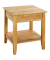 Beistelltisch 54355, 52cm (H), 45x45cm (BxT), rechteckig, eiche / eiche