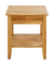 Beistelltisch 54355, 52cm (H), 45x45cm (BxT), rechteckig, eiche / eiche