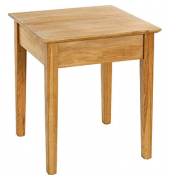 Beistelltisch 54356, 52cm (H), 45x45cm (BxT), eiche / eiche