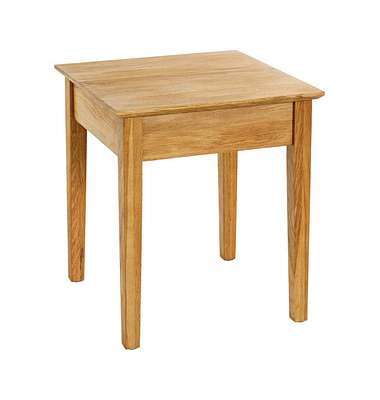 Beistelltisch 54356, 52cm (H), 45x45cm (BxT), eiche / eiche