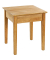 Beistelltisch 54356, 52cm (H), 45x45cm (BxT), eiche / eiche