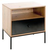 Konsole Nachttisch eiche 55,0 x 42,0 x 60,0 cm