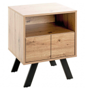 Konsole Nachttisch eiche 45,0 x 40,0 x 60,0 cm