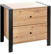 Konsole Nachttisch eiche 60,0 x 42,0 x 60,0 cm