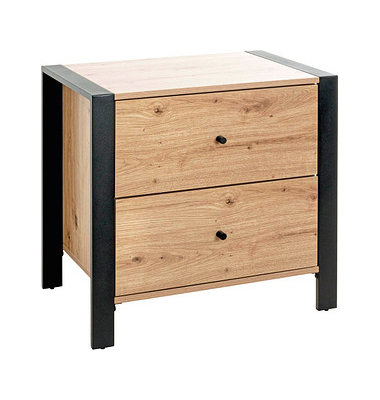 Konsole Nachttisch eiche 60,0 x 42,0 x 60,0 cm