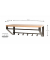 Wandgarderobe 54441 eiche Holz 5 Haken 70,0 x 23,0 cm