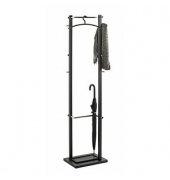 Kleiderständer 54527 schwarz Metall 10 Haken 40,0 x 175,0 cm