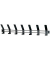 Wandgarderobe 54535 schwarz Metall 7 Haken 74,0 x 14,0 cm
