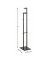 Kleiderständer 54554 schwarz Metall 14 Haken 42,0 x 175,0 cm