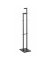 Kleiderständer 54554 schwarz Metall 14 Haken 42,0 x 175,0 cm