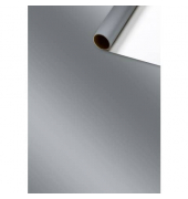 Geschenkpapier One Colour 2526 5913 75, unifarben (Uni Plain), 70cm x 5m, silber