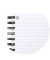 Notizbuch A580BL kariert 5mm schwarz