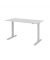 Schreibtisch, elektrisch höhenverstellbar, 70-120cm (H), 160x80cm (BxT), rechteckig, grau / silber