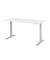 Schreibtisch, elektrisch höhenverstellbar, 70-120cm (H), 180x80cm (BxT), rechteckig, weiß / graphit