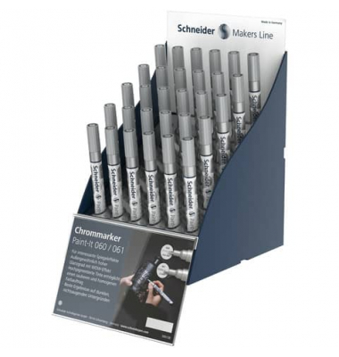 Lackmarker ML06041801, Display, chrome metallic, 0,8-2mm Rundspitze