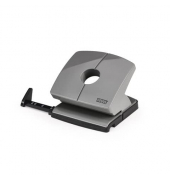 Bürolocher B220 ColorID 2.0 025-0655, smart grey, bis 3mm 20 Blatt, mit Anschlagschiene