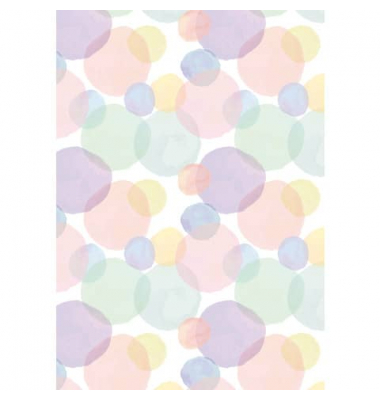 Geschenkpapier 3A.0350.1, 50cm x 250m, pastel bunt