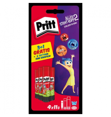 Klebestift 9H PGS6B ORIGINAL Mini, 4x 11g, Multipack