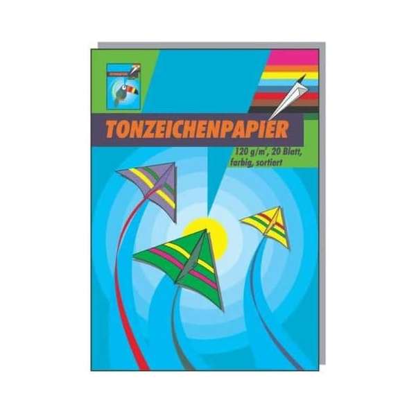 10 Stück Penig 3302 Tonzeichenpapierbl.A4 20Bl. 120gm² 4019333033025 PVP
