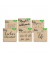 Motivserviette 33x33cm Nature Black sort