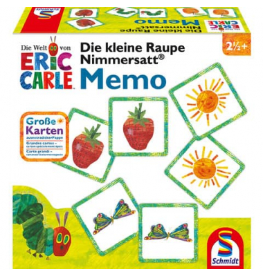 Memo Kleine Raupe Nimmersatt Memospiel