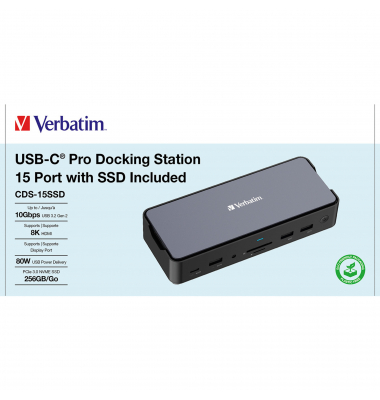 USB-C Dockingstation 32174 15Ports inkl. 256GB