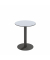 Gartentisch CROSS grau rund