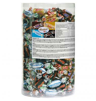 Schokolade Miniatures Mix 465511 sort 3000g